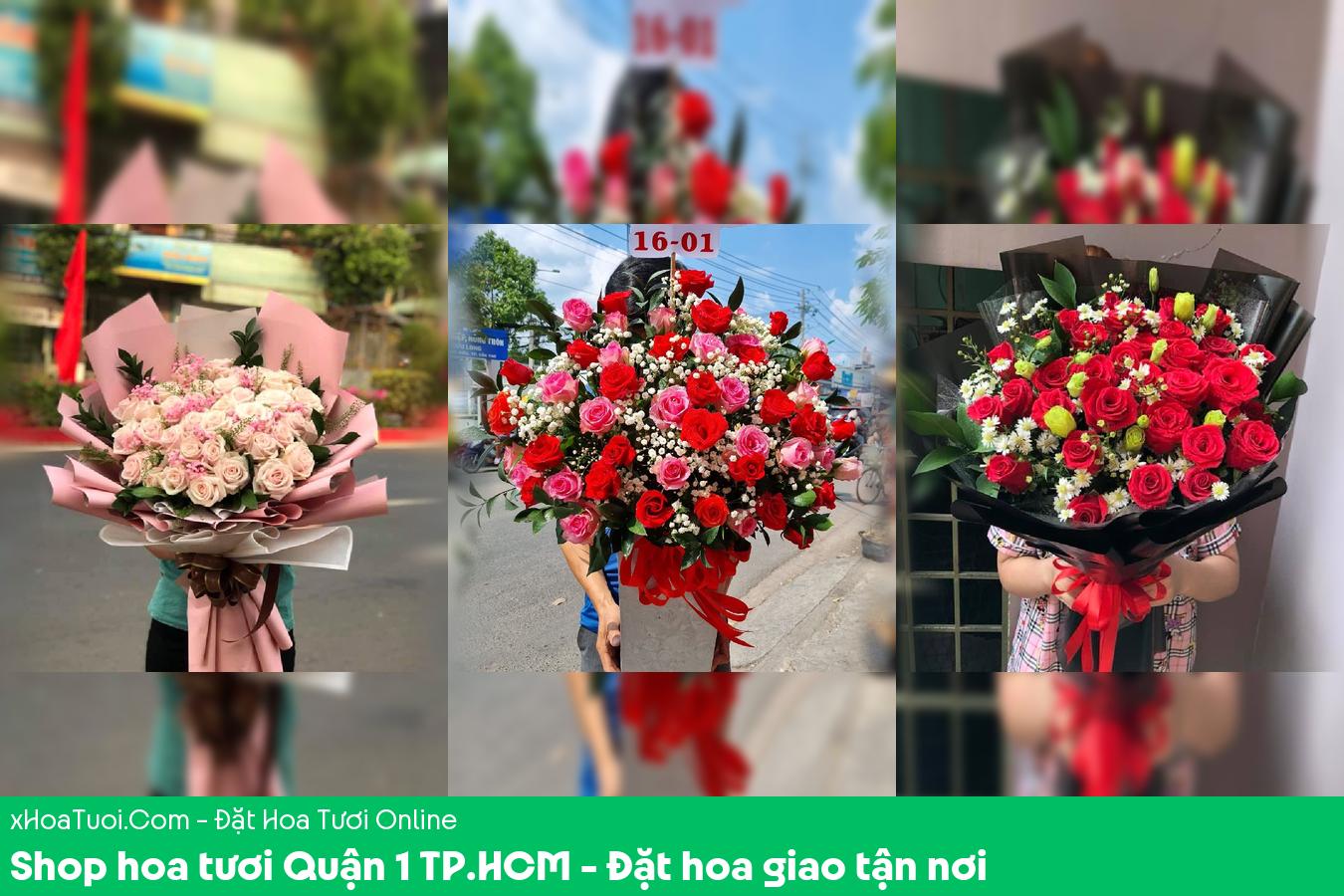Shop hoa tươi Quận 1 TP.HCM – Đặt hoa giao tận nơi