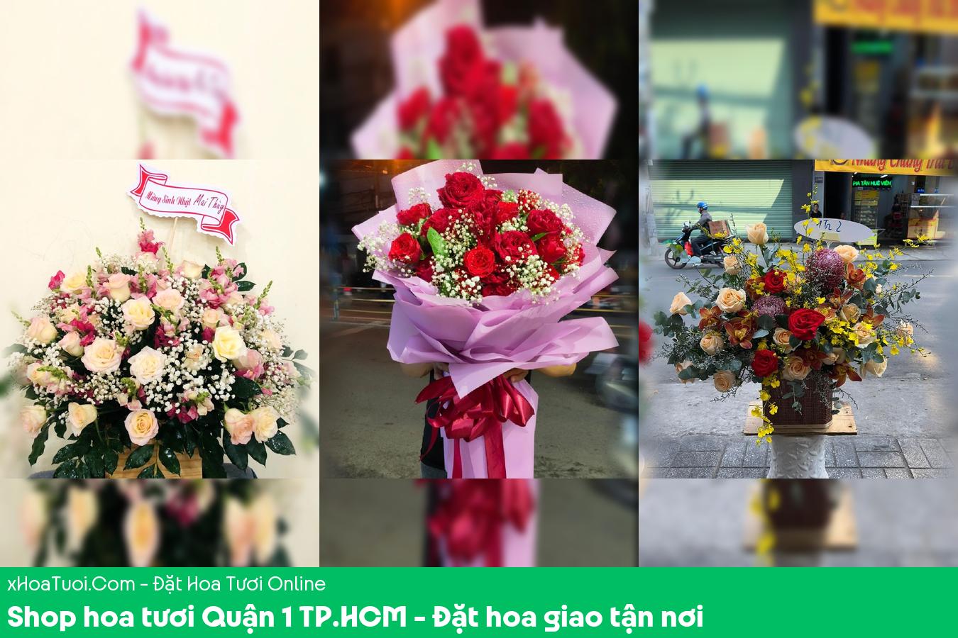 Shop hoa tươi Quận 1 TP.HCM – Đặt hoa giao tận nơi